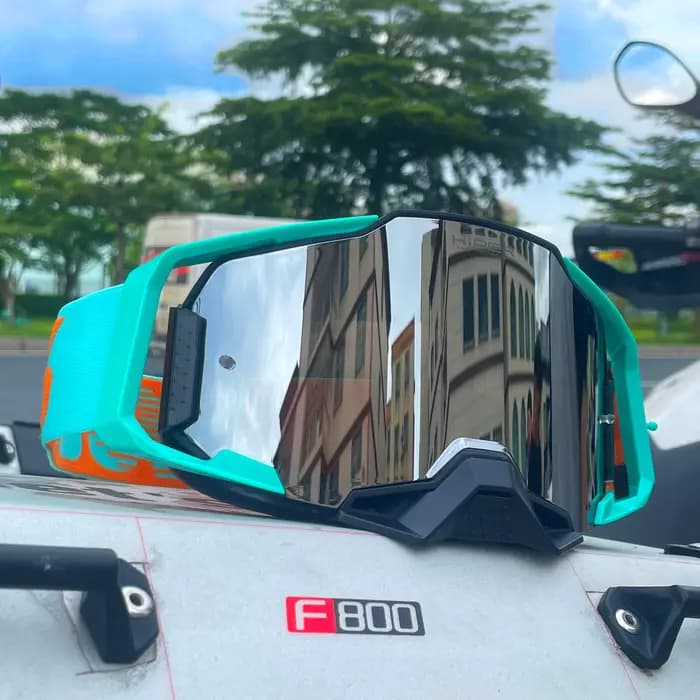 Lunettes de moto à lentilles de remplacement rapide, lentilles antibuée, lunettes de moto tout-terrain ATV MX, compatibles avec tous les casques