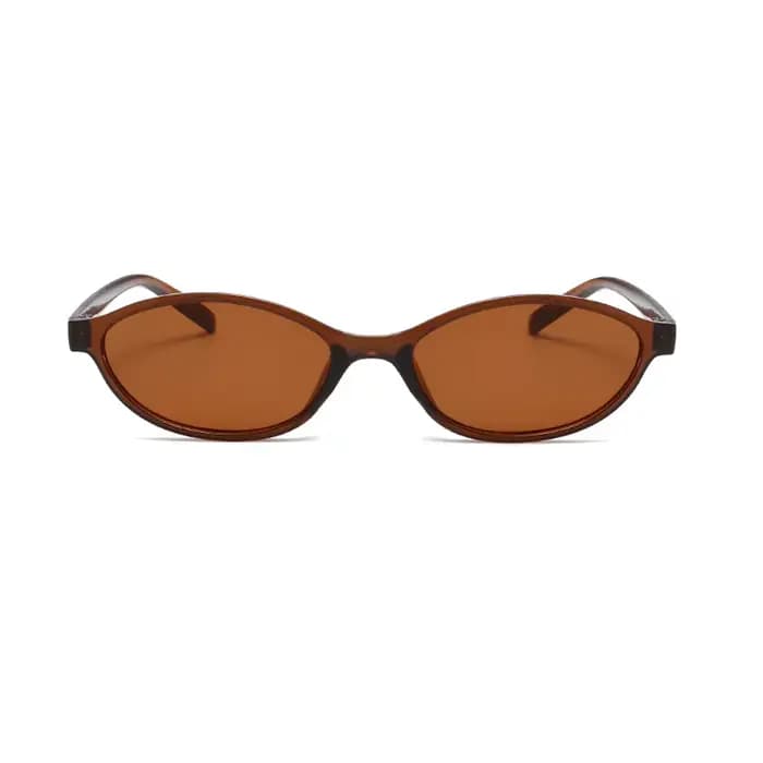 Lunettes de soleil ovales œil de chat rétro pour femmes