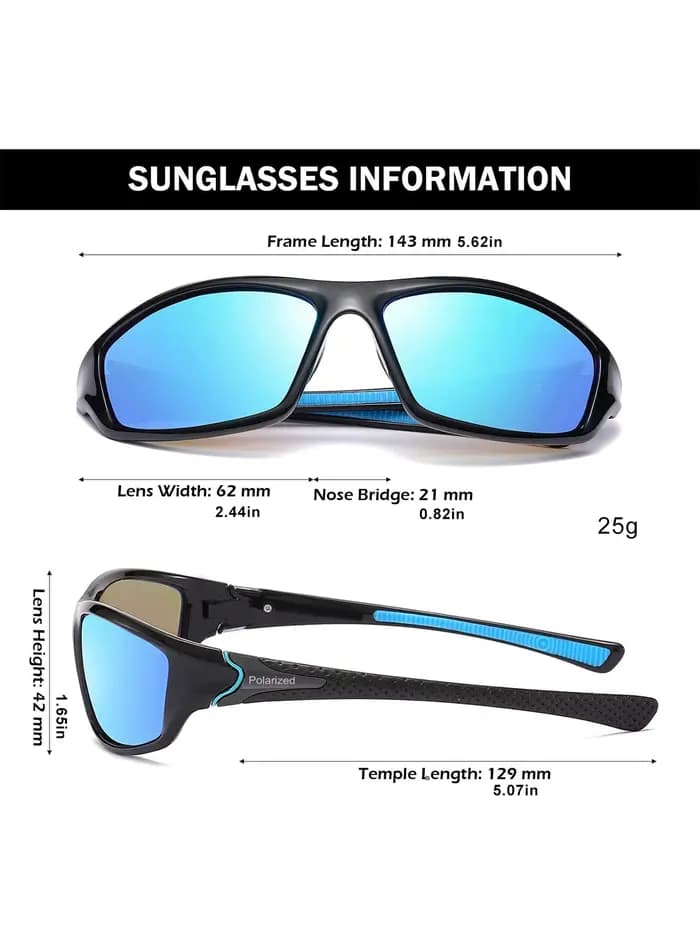 3PSC lunettes de soleil de pêche polarisées hommes femmes cyclisme conduite randonnée