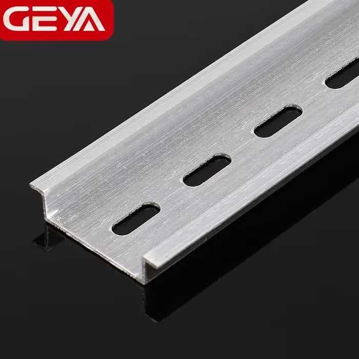 GEYA Rail de guidage en aluminium universel Type 35mm Rail DIN fendu Long 10cm 20cm 15cm 30cm épaisseur 1mm
