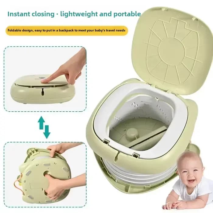 Toilettes pliables pour enfants, siège d'entraînement, toilettes de voyage pour bébés, pot Portable pour enfants, voiture scellée, urinoir Anti-odeur
