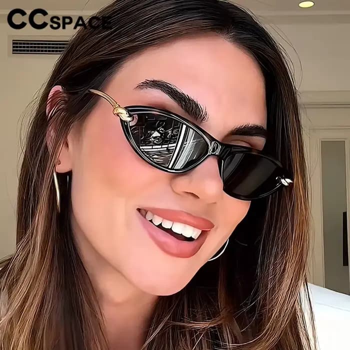 Vintage lunettes de soleil œil de chat femmes 2025 marque Designer mode