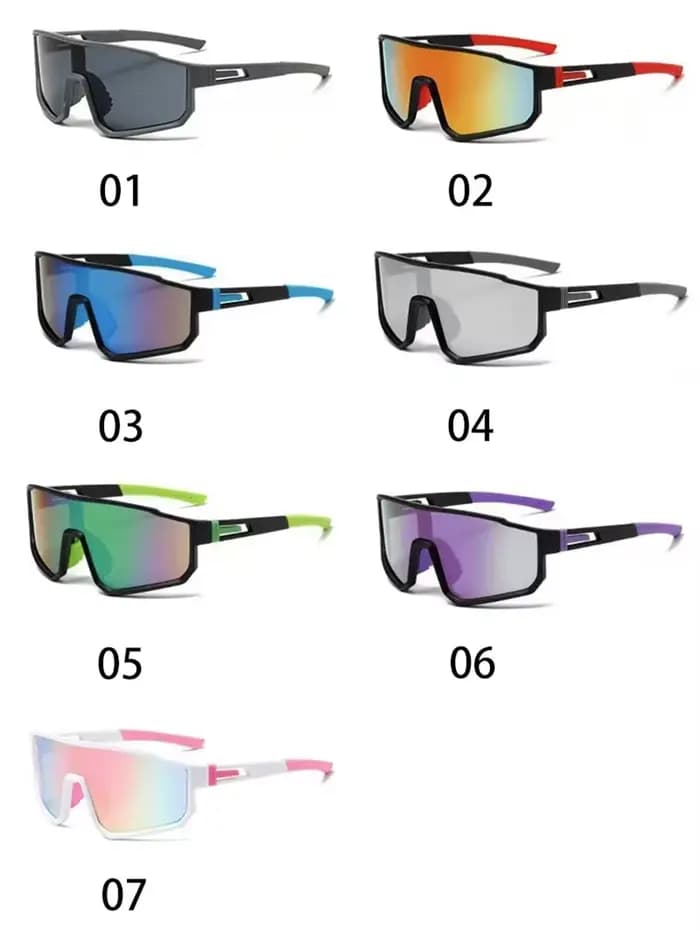 Lunettes de cyclisme surdimensionnées pour hommes
