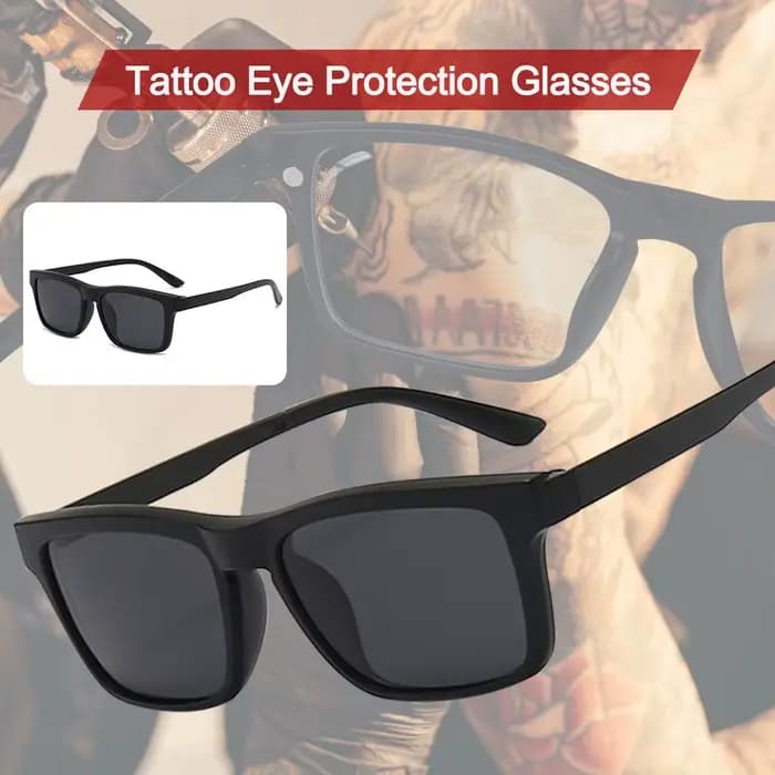 Lunettes polarisées de tatouage, élimine l'éblouissement pour améliorer le contraste et la clarté des couleurs, adaptées à l'art du tatouage