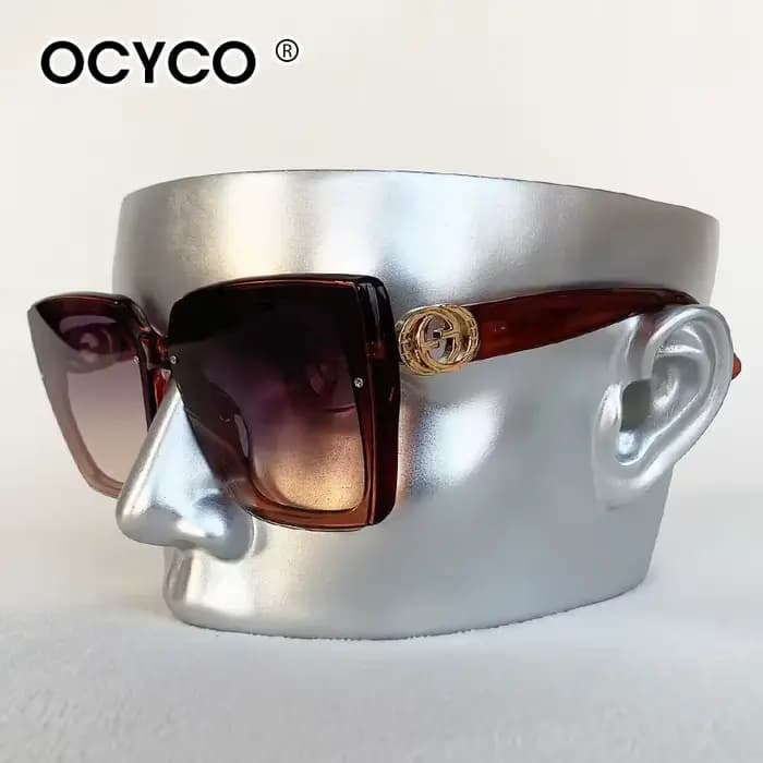 OCYCO 2026 Lunettes de soleil de luxe glamour pour femmes et hommes