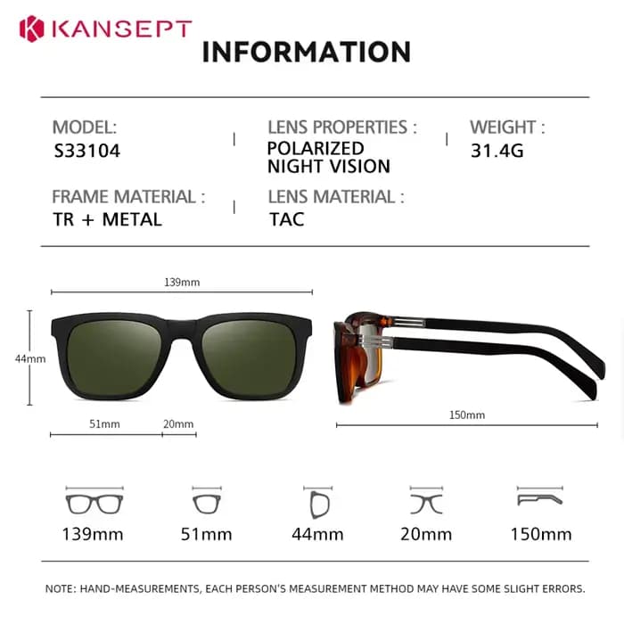 KANSEPT Lunettes myopie Lunettes hommes optique carré magnétique Clip-on oculaires pour lecture verre Lunettes-1 lentilles de lumière bleue