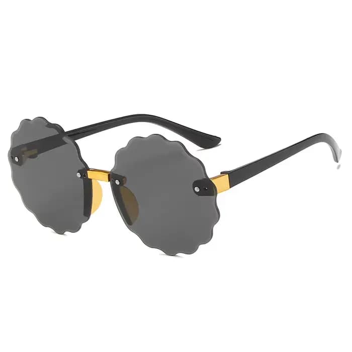 Lunettes de soleil rondes rétro pour enfants