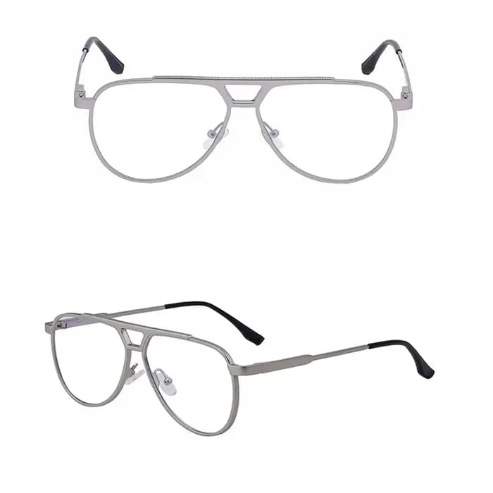 Lunettes de myopie pilote classiques pour hommes