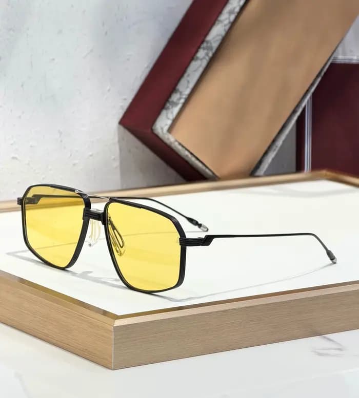 Lunettes de soleil aviateur surdimensionnées JAGGER – Alliage de luxe