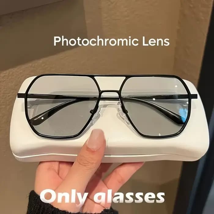 Lunettes photochromiques polarisées carrées