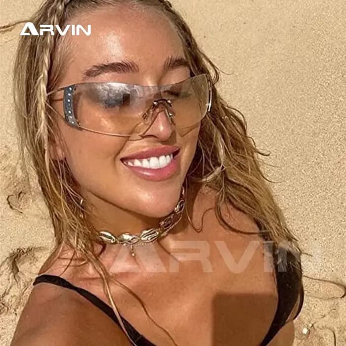 Lunettes de soleil rondes rétro pour hommes et femmes