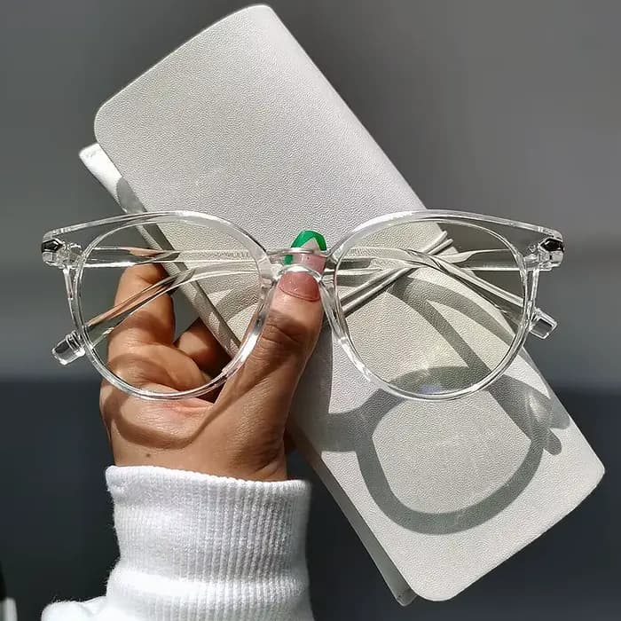 Lunettes d'ordinateur transparentes
