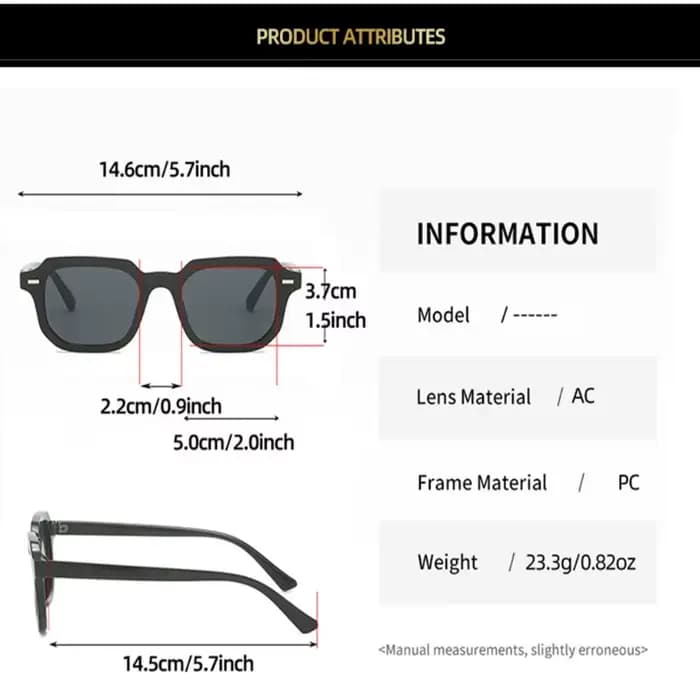 Lunettes de soleil rétro à monture polygonale avec branches rayées et rivets