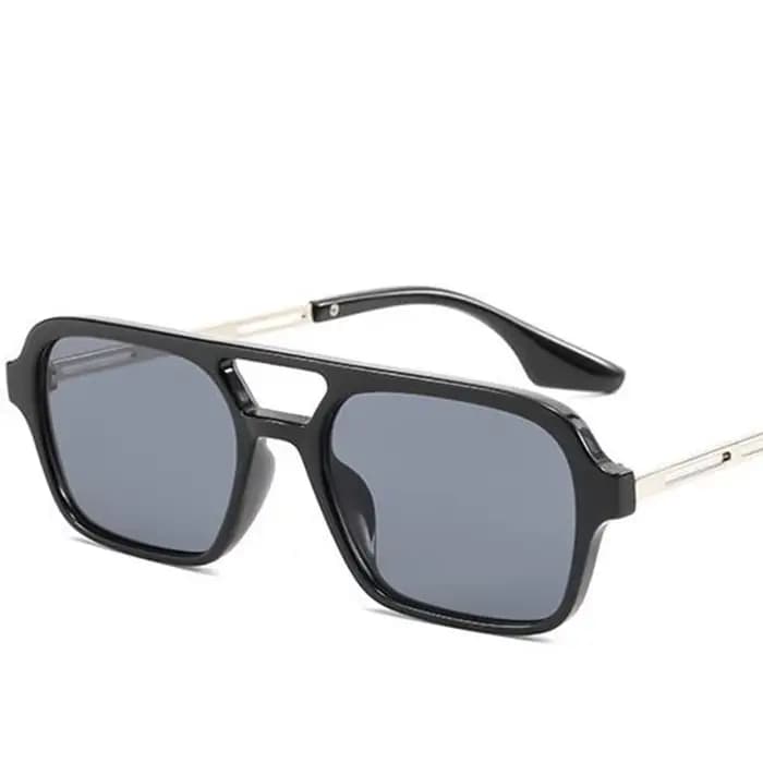 Lunettes de soleil rectangulaires rétro pour femmes et hommes