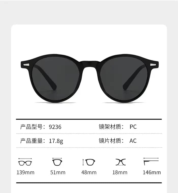 Marque de mode Vintage lunettes de soleil rondes 2025 femmes de luxe concepteur petites