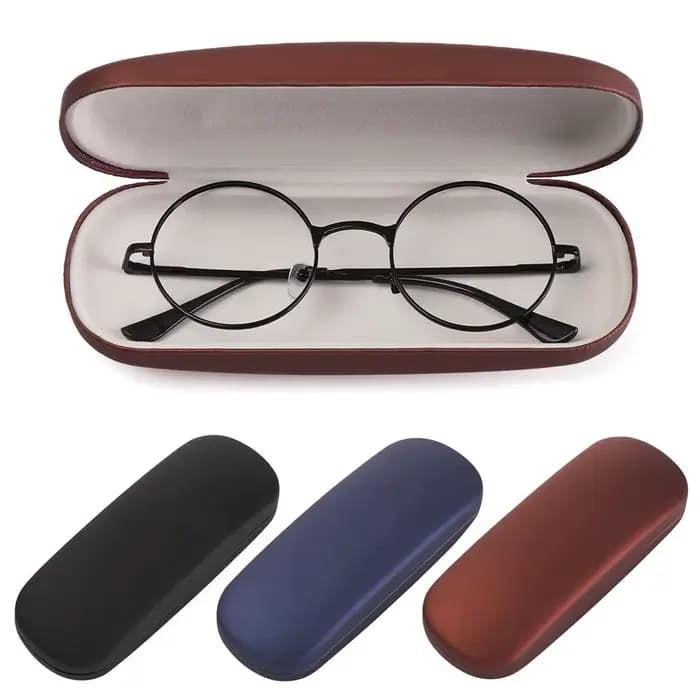 Boîte à lunettes rigide pour hommes et femmes