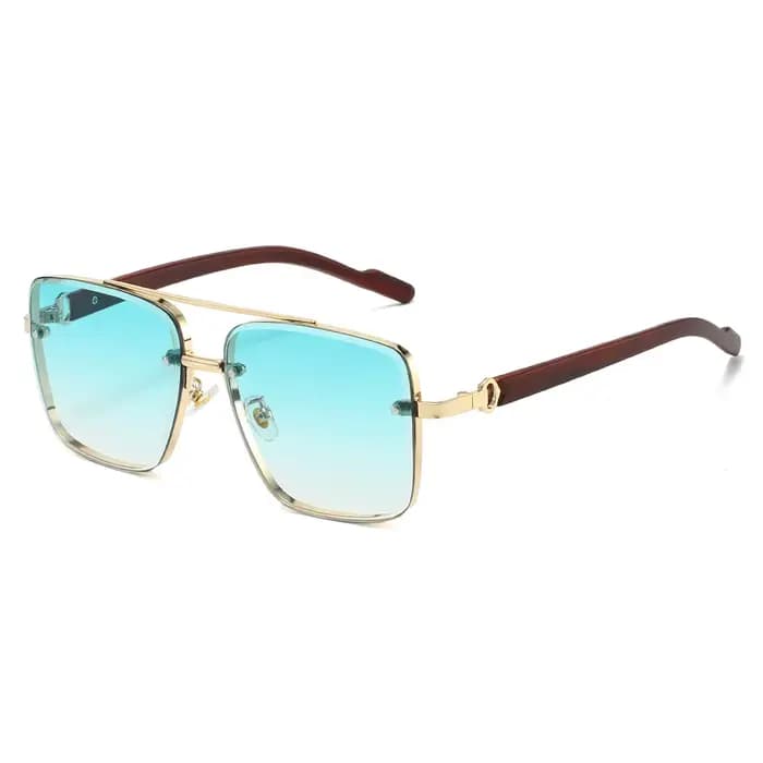 Lunettes de soleil carrées rétro pour hommes et femmes