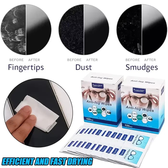 100-200 lingettes jetables pour lunettes - Chiffons de nettoyage pour verres et écrans
