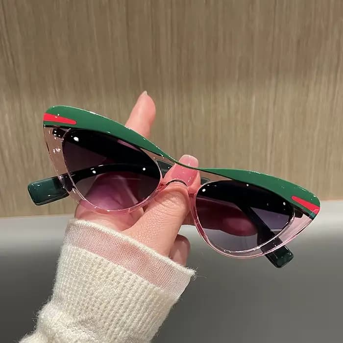 Nouvelle mode lunettes de soleil œil de chat femmes Vintage nuances marque concepteur Gafas luxe