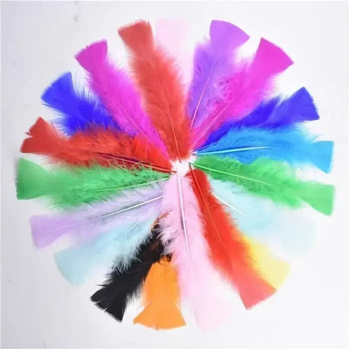 Plumes de dinde pour l'artisanat, 12-17 cm, attrape-rêves, décoration en plumes, fabrication de bijoux, accessoires artisanaux, décoration de mariage et de fête