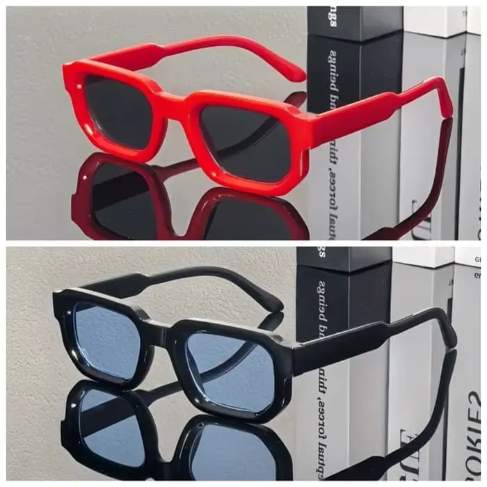 2/3 paires de lunettes de mode futuristes