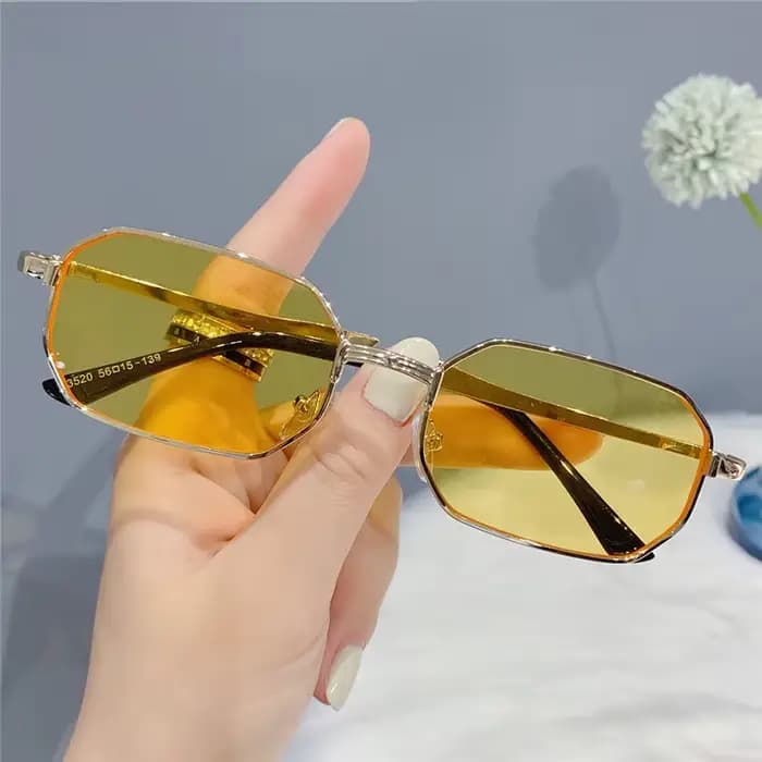 Lunettes de soleil étroites pour hommes