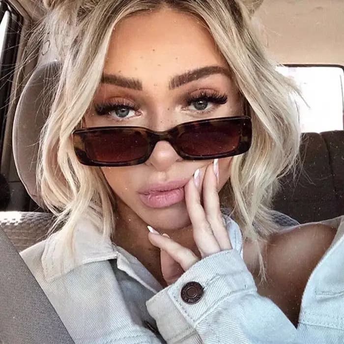 Lunettes de soleil Hip Hop multicolores