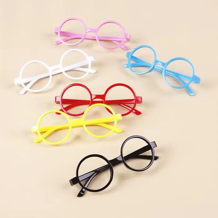 Monture de lunettes en plastique de forme ronde