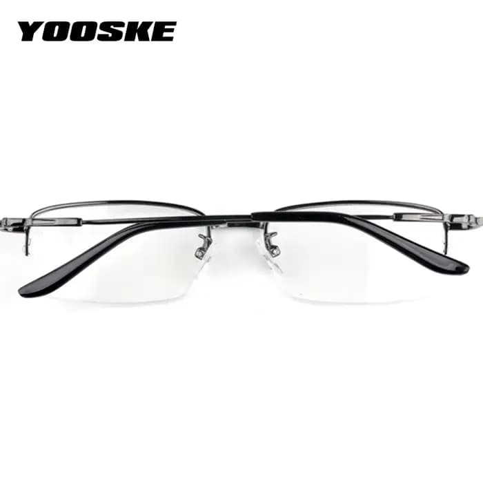 YOOSKE fini myopie lunettes femmes hommes demi-monture mode Sutdent