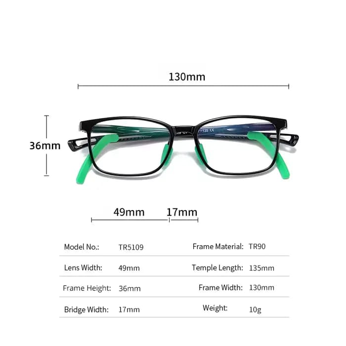 Lunettes d'ordinateur bloquant la lumière bleue pour enfants