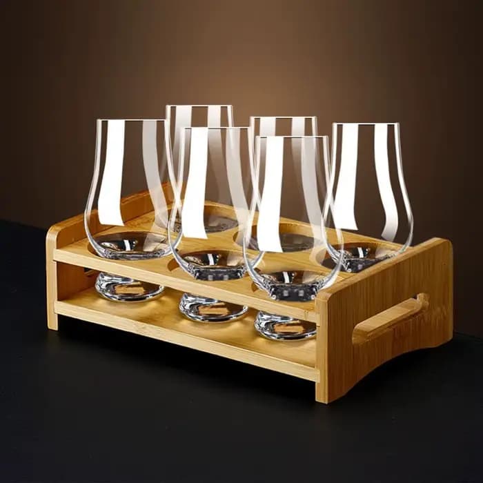 Porte-verre en bois présentoir plateau outils de cuisine plateau de rangement de tasse créative support de verre à vin blanc usage domestique nouveauté