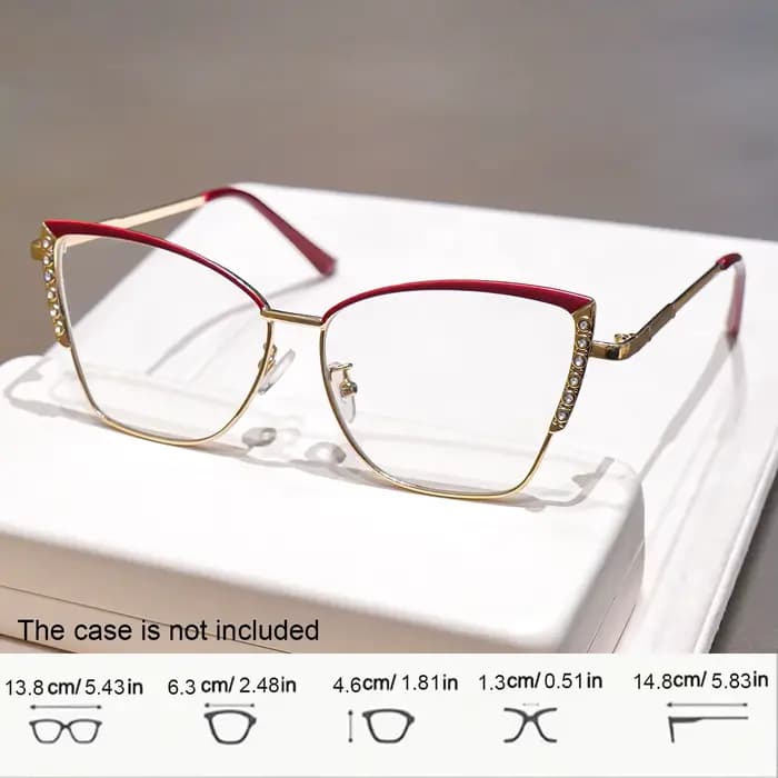Lunettes de soleil pour femmes avec strass étincelants