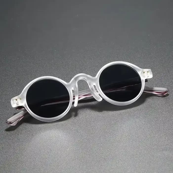 UVLAIK mode petite monture ronde lunettes de soleil unisexe rétro Punk