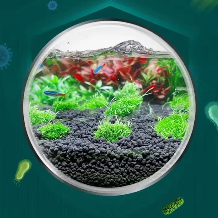 Substrat de sol d'aquarium – Gravier d'argile plantée sans décoloration pour plantes aquatiques – Idéal pour les crevettes et les aquariums nano