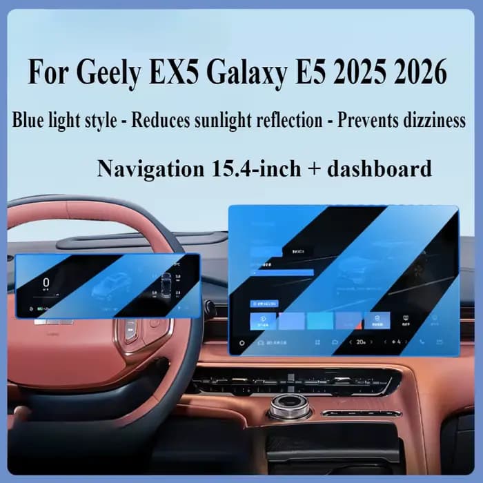 Film de protection d'écran tactile pour navigation GPS et centre multimédia en verre trempé pour Geely EX5 Galaxy E5 2025 2026