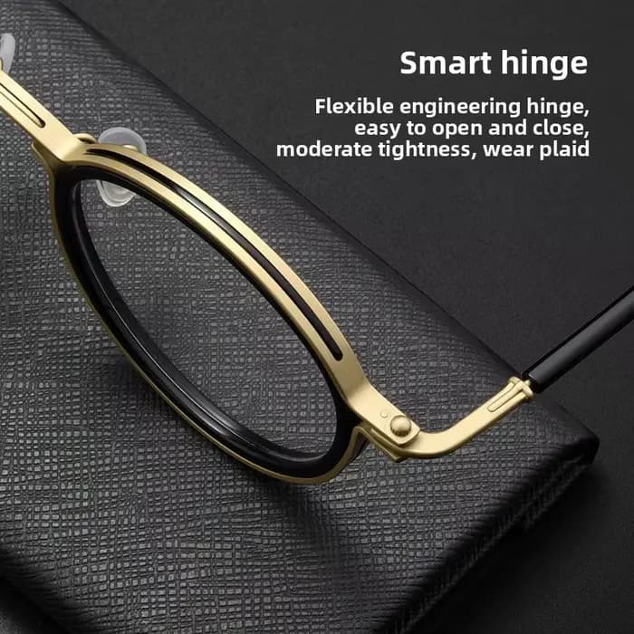 Monture de lunettes ronde classique pour hommes