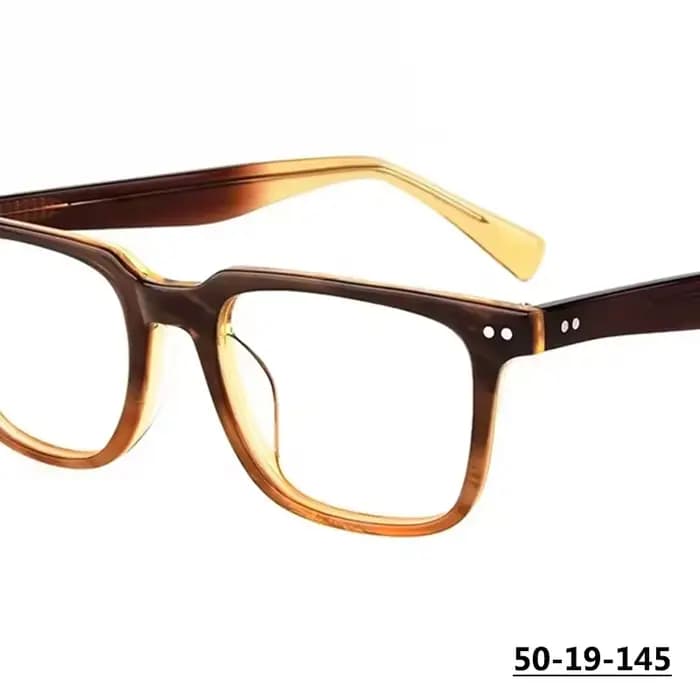 Lunettes carrées Vintage faites à la main pour hommes et femmes