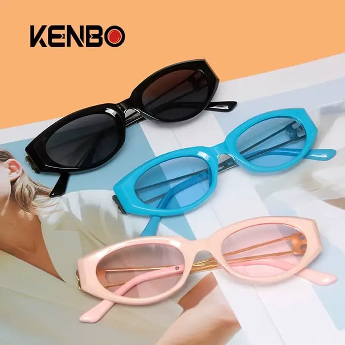 Lunettes de soleil ovales femmes 2025 nouvelle mode oeil de chat Vintage décor extérieur nuances dames