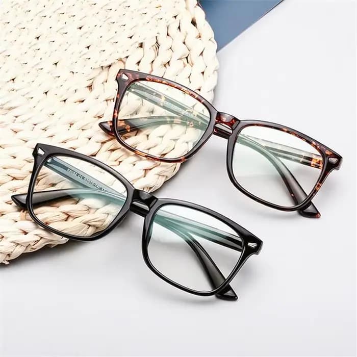 Rice-Lunettes d'ordinateur carrées anti-lumière bleue pour hommes et femmes