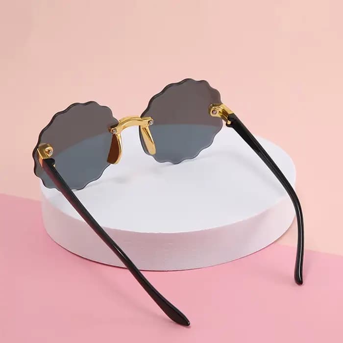 Lunettes de soleil rondes rétro pour enfants