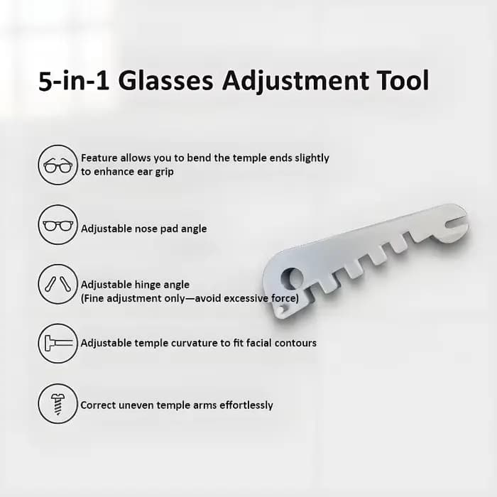 2 pièces Ajusteur de courbure pour lunettes
