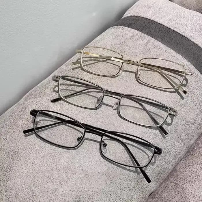Y2K – lunettes Vintage à monture métallique