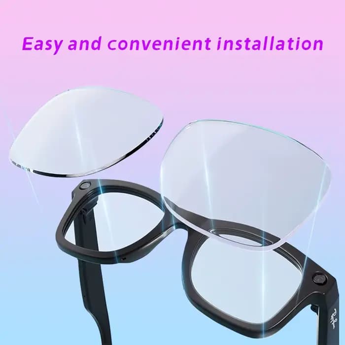 Pour lunettes intelligentes Ray Ban Meta Wayfrer, doublées, myopie personnalisée Skyler, astigmatisme, lentilles de lunettes AR anti-lumière bleue