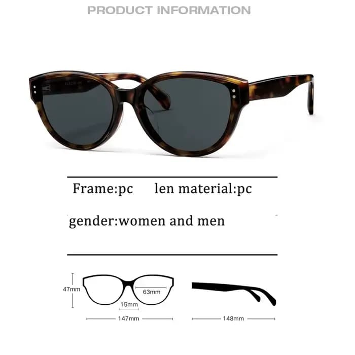 Lunettes de soleil œil-de-chat grandes et chics 2026 pour femmes et hommes