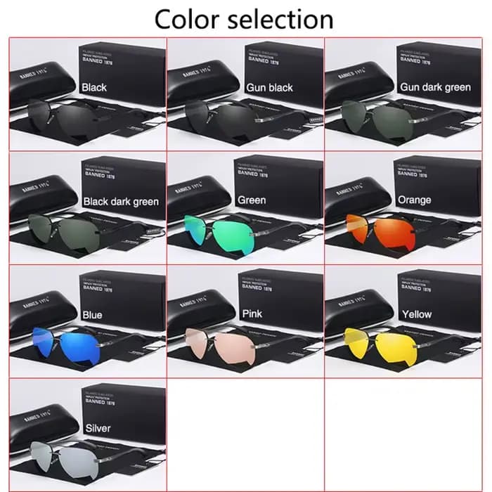 Lunettes De soleil polarisées HD en aluminium et magnésium pour femmes et hommes