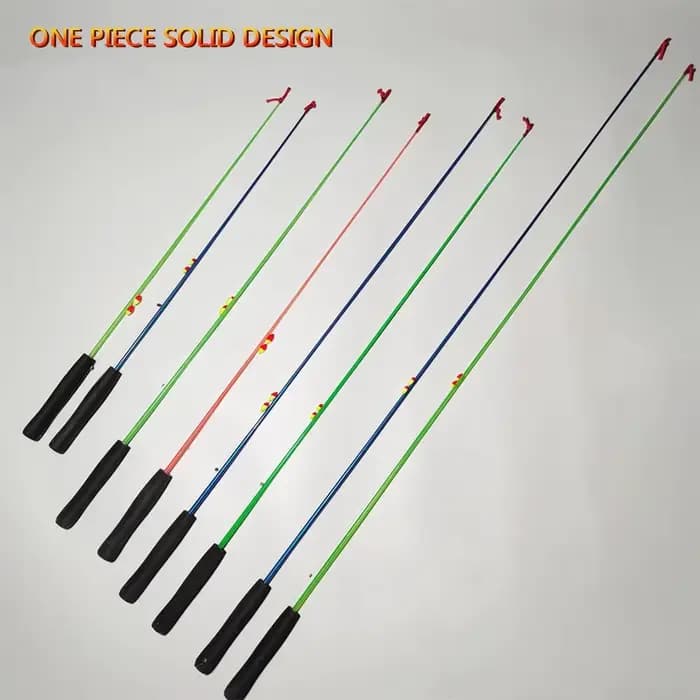 Canne à pêche télescopique en fibre de verre, ensemble de moulinet, ensemble de leurres, hameçons, mangeoire, plus récent équipement de pêche au chlore