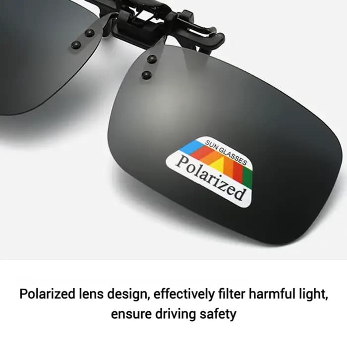Lunettes de soleil polarisées à clipser universelles pour hommes et femmes