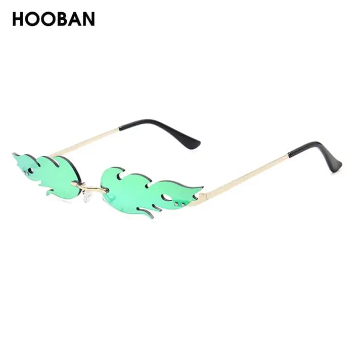 Lunettes de soleil flamme de feu pour femmes et hommes