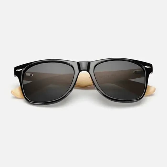 Lunettes de soleil en bois naturel pour hommes et femmes