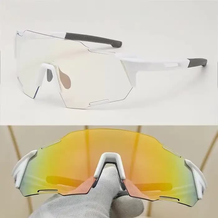 Lunettes de soleil de cyclisme photochromiques